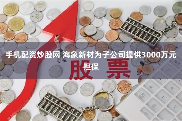 手机配资炒股网 海象新材为子公司提供3000万元担保